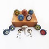 Royal Kraft Vintage Ceramic Pull Knobs for Kitchen Cabinets, Doors
