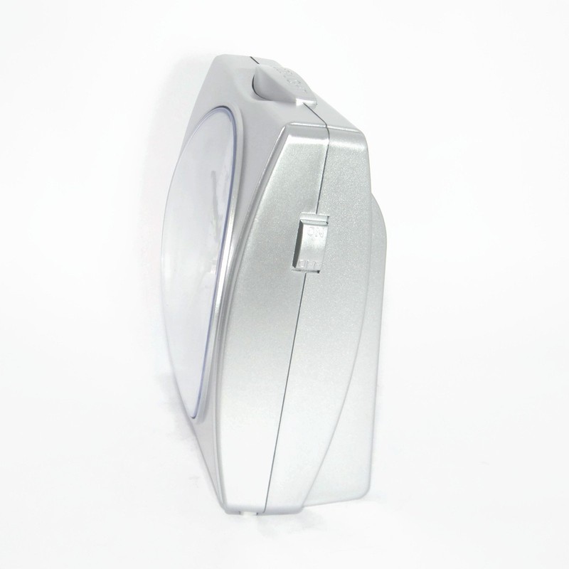 Magic Radio Alarm Clock with Light Snooze Silver Analogue 1895-19,