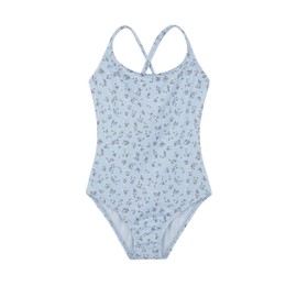 Gottex Girls Kids Criss Cross Tie Back One Piece Swimsuit Chlorine Fade Resistant and Built-in UPF UV 50+ Protection, Orange