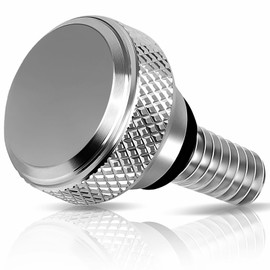 Stainless Rear Seat Bolt Screw, Quick Release Bolt Fender Seat Screw 1/4"-20 Thread Fits for Harley Davidson Touring Sportster Softail Dyna CVO Fatbob Electra Glide Street Glide 1996-2025 Silver