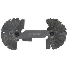 Faithfull PITCHMW Whitworth Metric Screw Pitch Gauge 52