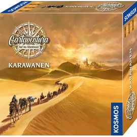 KOSMOS ‎683627 Cartaventura Karawanen Adventure Game, Gripping Board Game with 70 Cards and Multiple Endings, for 1–4 People, Ages 12 Years and Up, in German Language