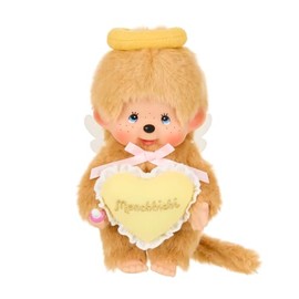 Sekiguchi Love Happy Angel, Monchhichi, S, Boys, 244225, H 7.9 x W 5.1 x D 3.0 inches (20 x 13 x 7.5 cm)