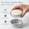 Arista Shampoo Bar Holder, Aluminium Travel Soap Case with Lid