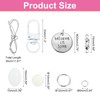 sourcing map Wristlet Keychain, Acrylic Beaded Key Ring Car Keychain