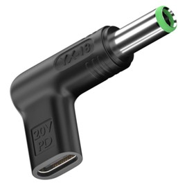 100W USB C to 6.3 x 3.0 mm DC Plug Adapter, PD USB C Female to DC 19V Male Adapter, Type USB C to 6.3 x 3.0 mm Adapter Made for Toshiba Laptop Series