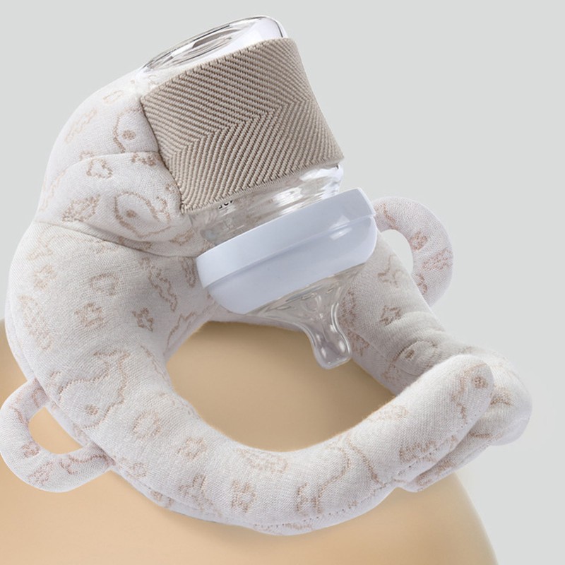 Self Feeding Pillow Baby Bottle Holder Pillow Polyester Head Support