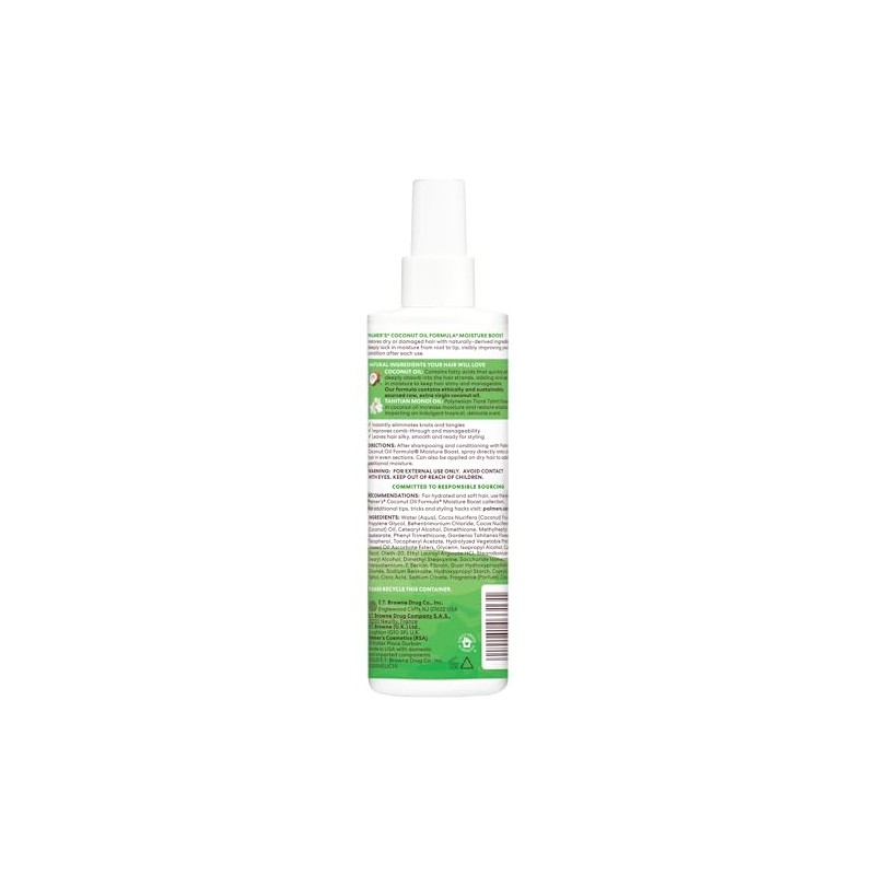 Coconut Oil Leave-in Conditioner by Palmers for Unisex - 8.5