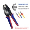 Crimping Tool 0.25-10mm² (23-7 AWG) Multifunction Ratcheting Wire Crimper Pliers