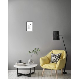 artboxONE Poster with Black Frame 30 x 20 cm Typography Confidence - Picture Typography Hummingbird Life