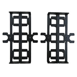 Hot Wheels Replacement Part for Hot-Wheels Augmoto Augmented Reality Racing Track Set - FWK44 ~ Replacement 3 Lane Track Connection A ~ Package of 2 Gray