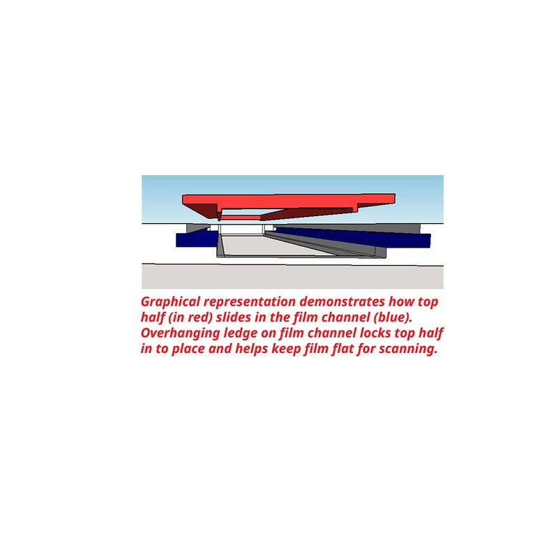 110 Film Holder Compatible w/Plustek Opticfilm Scanners