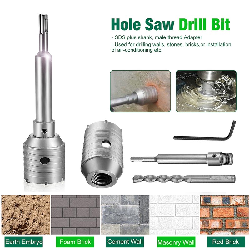 SDS Plus Shank Concrete Cement Stone 50mm Wall Hole Saw