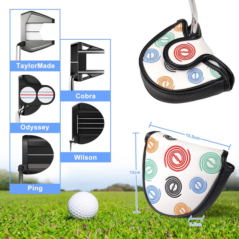 Mytag Putter Cover Mallet Golf Headcover Odyssey Putter Cover Odyssey