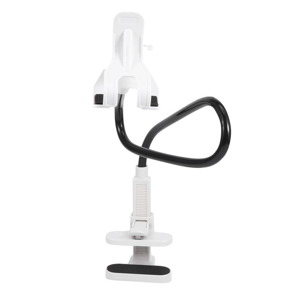 Operitacx Phone Holder with Clip Base Long Arm Bracket for