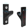 Luwint Set of 2 Single Barbell Holder Wall Mount, Horizontal