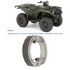 Rear Brake Shoe Semimetal Replacement for Yamaha Kodiak 400 YFM400