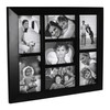 Malden International Designs Berkeley Black 7 Opening Collage Photo Wall