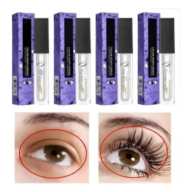 Kit 4 Sueros Para Pestañas Y Cejas Esencia Alargadora. Formula Cosmetica Hidratante Que Estimula El Crecimiento Fortalece La Raiz Y Brinda Mayor Densi