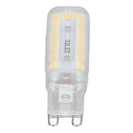 Milltrip 6pcs G9 LED Bulbs, Dimmable 7W 32LED White Light Warm White Natural White 110-140V 220-240V for Wall Desk Cabinet Lamp(Warm White 110-140V)