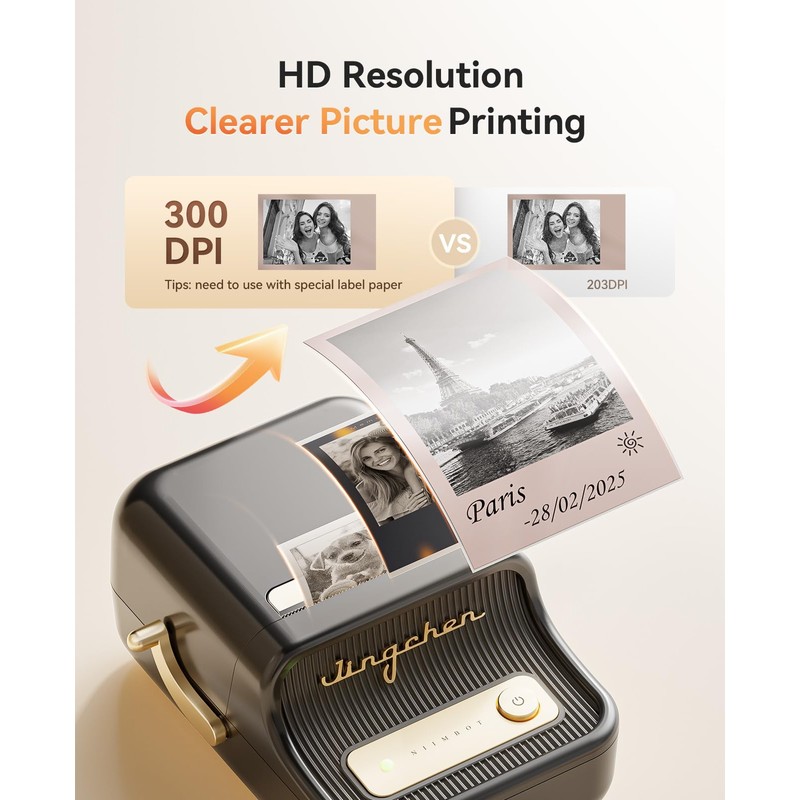 NIIMBOT NIIMBOT B21 Pro Label Maker, 300DPI HD Label Printer,