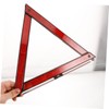 GANAZONO 4Pcs Reflective Triangle Warning Signs for Car Safety Roadside