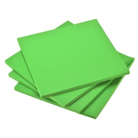uxcell Green EVA Foam Sheets 10 x 10 Inch 10mm Thickness for Crafts DIY Projects, 4 Pcs