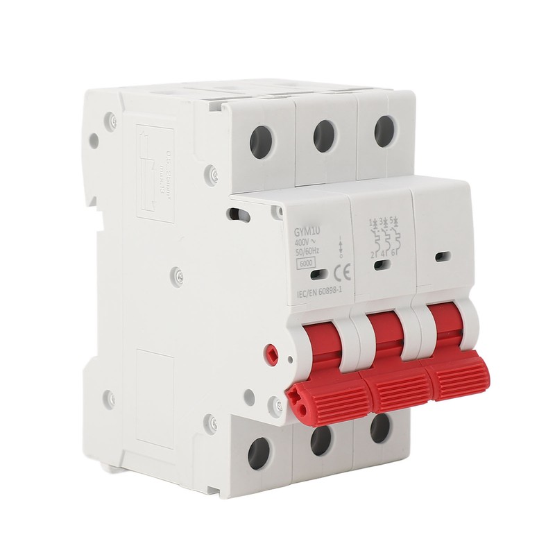 Miniature Circuit Breaker 6KA 3P DIN Rail Mounted Circuit Breaker