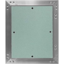 ECOPRO VENT 8" x 10" Inch Aluminum Drywall Access Panel - Service Shaft Door - Plumbing, Electricity, Heating, Alarm Wall Inspection hatch for Drywall - Bathroom Service Access Hole Cover