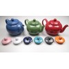RSVP International Stoneware Teapot Collection, Microwave and Dishwasher Safe, 42