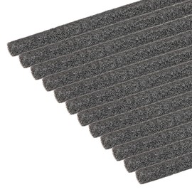 PATIKIL Backer Rod 1/4 in x 3.3 Ft, 12 Pcs Foam Rod Caulk Saver Expansion Joint Filler Rope Weather Strip Foam Noodle for Gaps Concrete Crack Filling DIY Craft (6mm Dia), Black