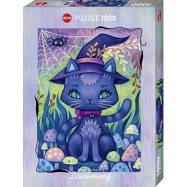 Heye Witch Cat Classic Puzzle, Silver