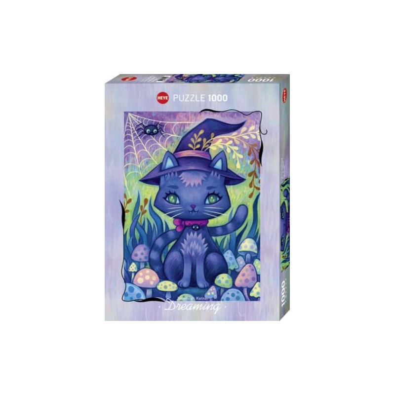 Heye Witch Cat Classic Puzzle, Silver