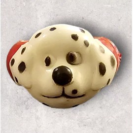 Unbranded Dalmatian Ring Rubber PVC Kid's Children Dog Head Birthday Party Door Prize Gift