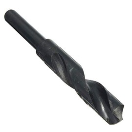 Blacksmiths Drill Bit MASO 13 mm Blacksmith Reduced Shank HSS Drill Bit for Aluminium, Steel, Wood, Plastic, Non-ferrous ect