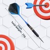 3 Pcs Blue Professional Darts,Darts 22g, Steel Darts with Aluminum