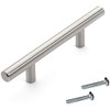 Dynasty Hardware P-1002-SN European 6-3/4" Bar Cabinet Pull Satin Nickel