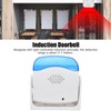 Light Controlled Welcome Doorbell Multifunctional Light Induction Door Bell for