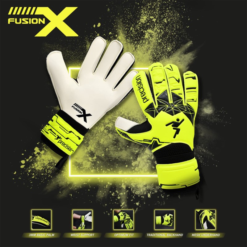 Precision Training Fusion X Flat Cut Essential Football Adult's Goalkeeper