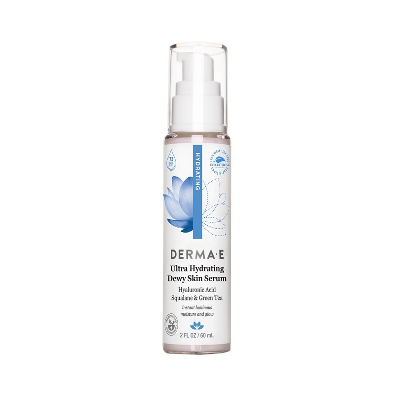 DERMA E Hydrating Serum with Hyaluronic Acid, 2 oz