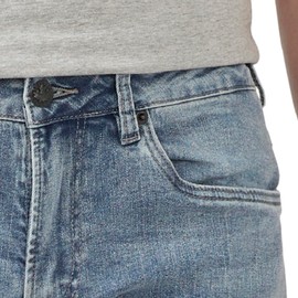 Buffalo David Bitton Men's Straight Six Jeans, Whiskered and Contrasted Indigo, 40W x 34L