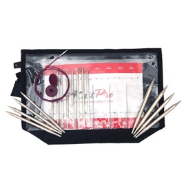 KnitPro Nova Metal Interchangeable Needle Deluxe Set, Silver