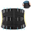 Soporte Lumbar para Hombres y Mujeres，Correa de soporte lumbar ajustable