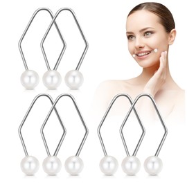 Limvoo Dimple Maker, 3Pairs Dimple Maker for Cheeks, Natural Dimple Trainers Makers, Facial Dimple Trainer Easy To Wear,for Beautiful Smile