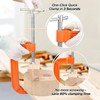 Lytool 6 Inch Quick Release C Clamp with Button for