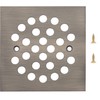 VOURUNA Square 4-1/4 Inch Screw-in Shower Drain Cover Replacement Square