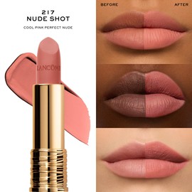 Lancôme L'Absolu Rouge Drama Matte Lipstick - Bold Matte Finish - Lasting Comfort & Hydration - 217 Nude Shot