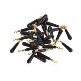 LIOOBO Rubber Stopper Fishing Bobber Stopper Roll Copper Head Drift Float Plug Fishing Tackle Size S Pack of 100