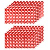 GamesMonkey® - Labels Number Stickers Circles - Red - from