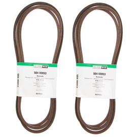 SureFit Deck Drive Belts Replacement for Exmark 116-31111 52" Stand-On Vantage Toro Titan HD2500 Lawn Mowers 2 Pack